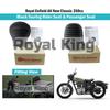 Royal Enfield "New Classic 350 Reborn Black Touring Rider & Passenger Seat"