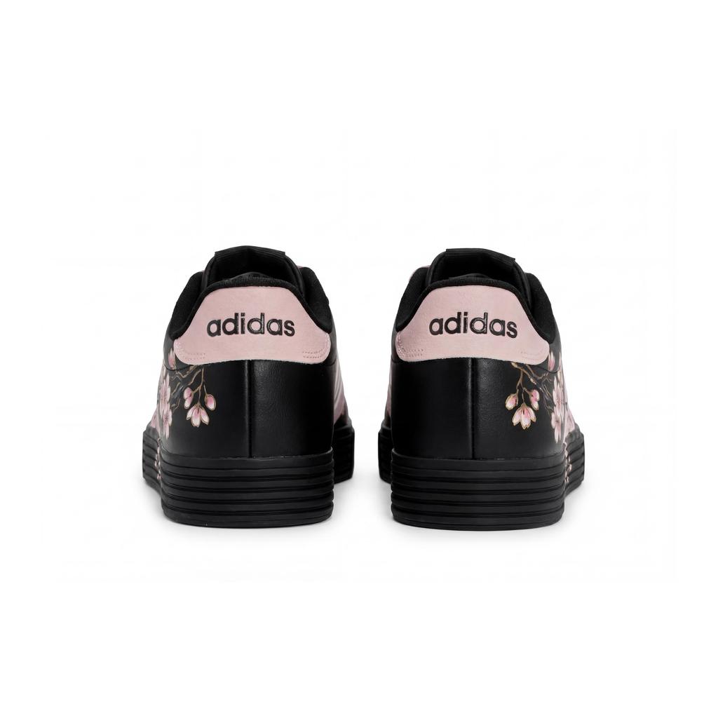 Adidas Daily 4.0 811 Manufacturing, Ink Dyed Cherry Blossom Slip Resistant Low top Skateboard Shoes Unisex KH8004(Team80-)