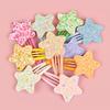 10/20pcs Cute Star Hair Clips Girls Candy Colors Hairpin Star Barrette Y2K Styles Hairclip Hair Accessories for Children Kids
