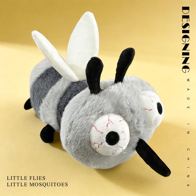 Summer Stooges Mosquito & Cockroach Prank Plush Toys - Funny Gift for Kids 23CM