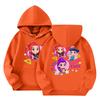 Child Fashion Lightweight Long Sleeve Pullover With Pockets  Print Hoodie