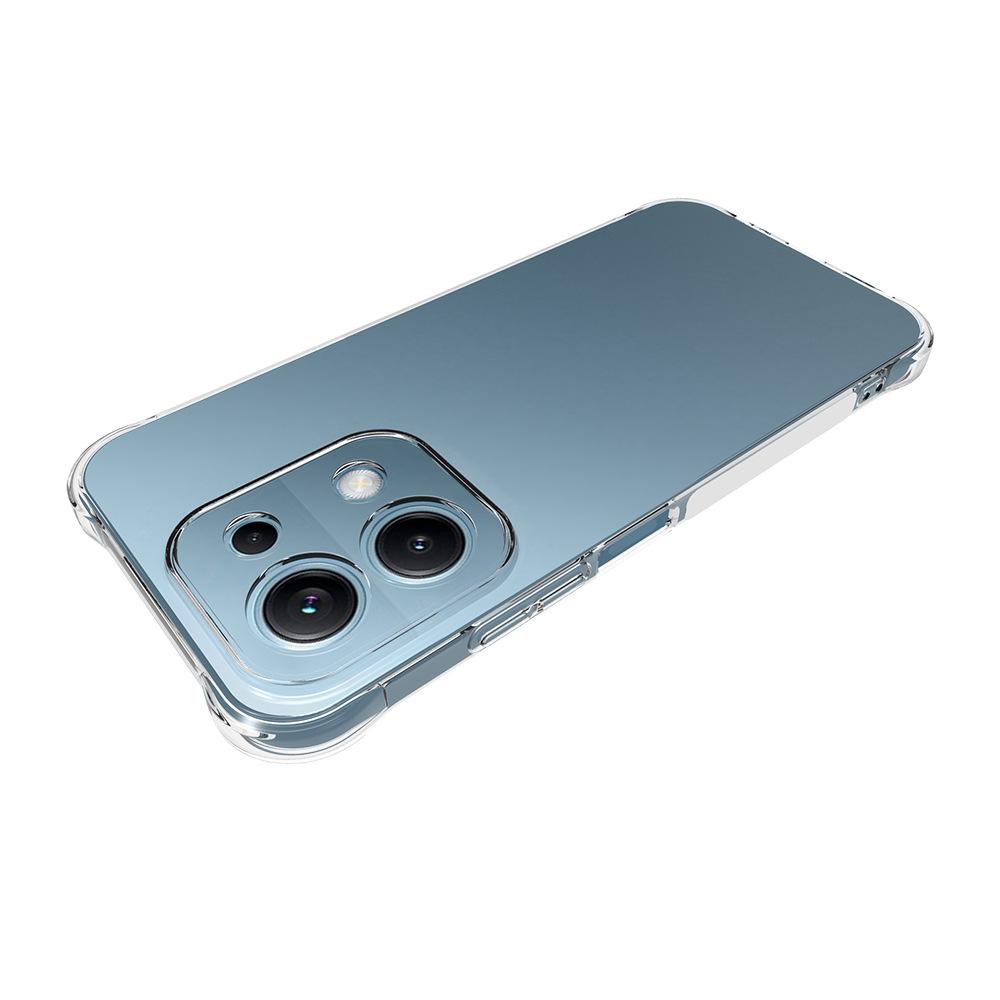 For Xiaomi Redmi 15C 5G TPU Case WANLONFENG WL2 Series 2.0mm Phone Cover with 2Pcs Tempered Glass Films
