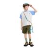 ASK JUNIOR Boys' Color-block Short Sleeve Sports T-shirt