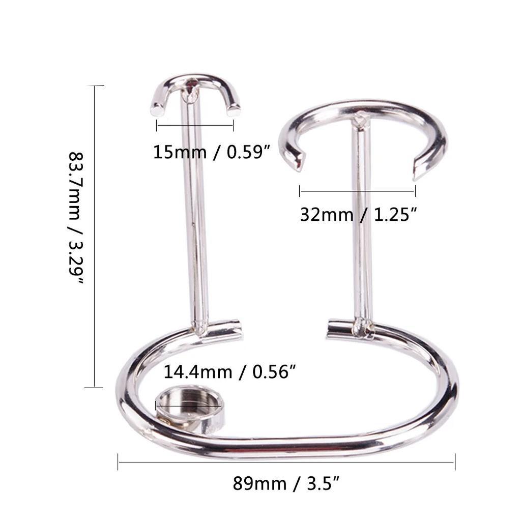 Men Shaving Brush Holder Manual Razor Stand Zinc Alloy Safety Razors Rack for Travel Home Salon Electric Razor Holder Beard Tool