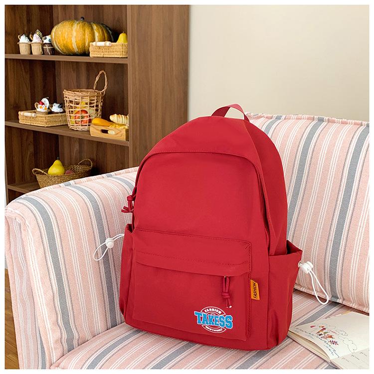 School Bag Travel Girls Leisure Shopping Backpack Korean Female College Student School Bag Simple Versatile Shoulder Bag