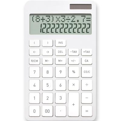 Asuka Formula Display Calculator Calculation C1258W Calculator, () Capable, White,