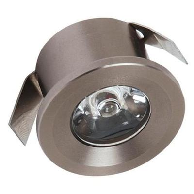 Mini bodové LED pevné 1W 4200K Matný chrom
