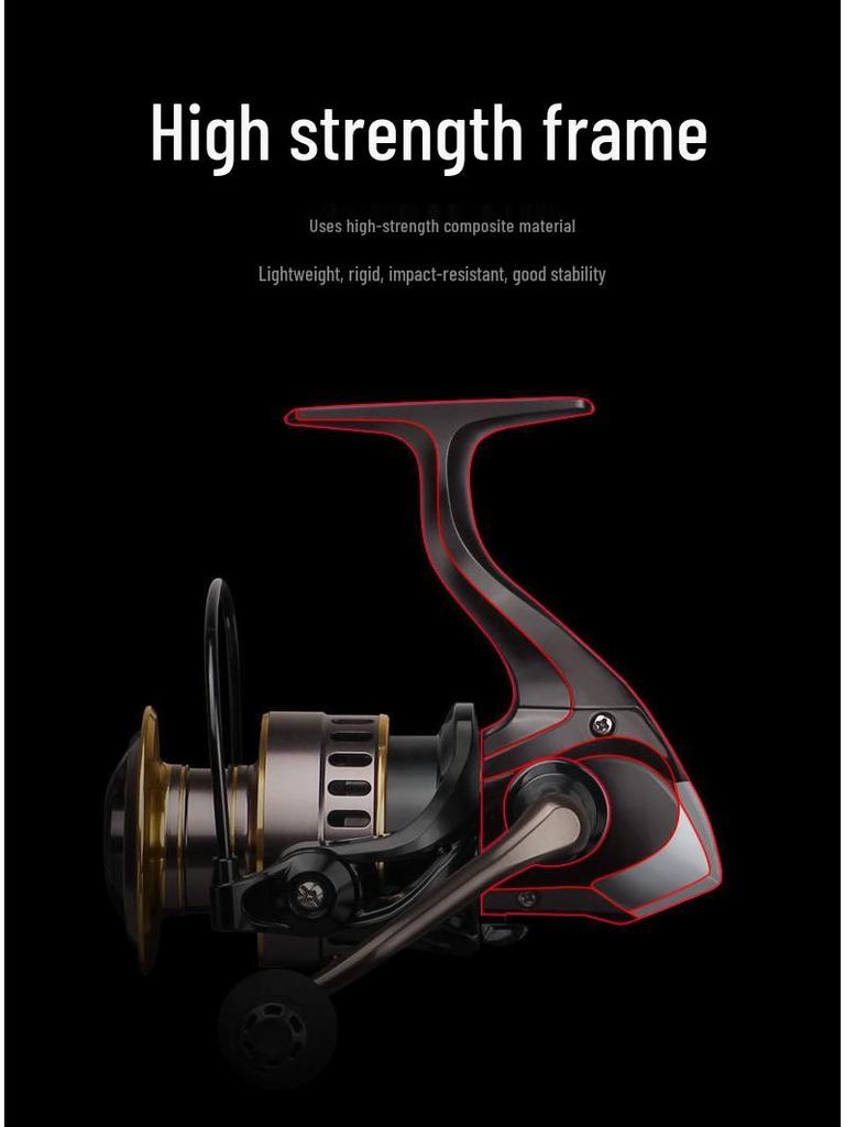 Flying Heron All-Metal Long Cast Fishing Reel with Deep Spool for Sea Rods