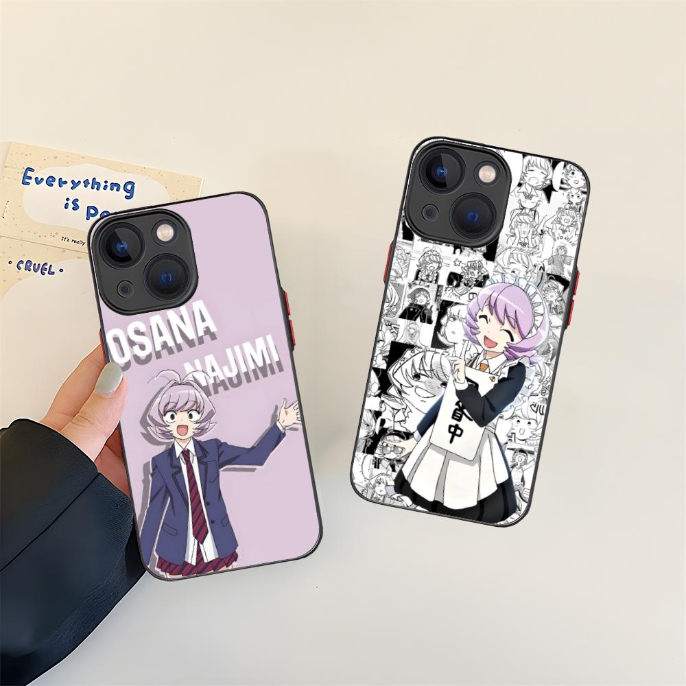 Anime Najimi Osana Mobile Phone Case for iPhone 17 16 15 14 13 12 11 X XR XS 8 7 Air Pro Max Plus Mini Colorful Silicone Cover
