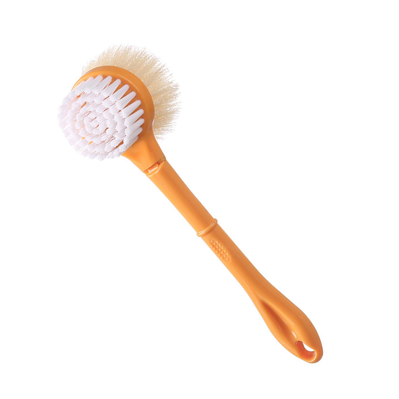 

Pot Cleaning Brush Long Handle Double Sided Rotatable Head Multifunctional Pot Scrubber for Kitchen Pan Dish Sink