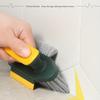 2 In 1 Slit and Floor Brush - Durable Plastic, Portable Design for Bathroom, Kitchen and Living Room Cleaning