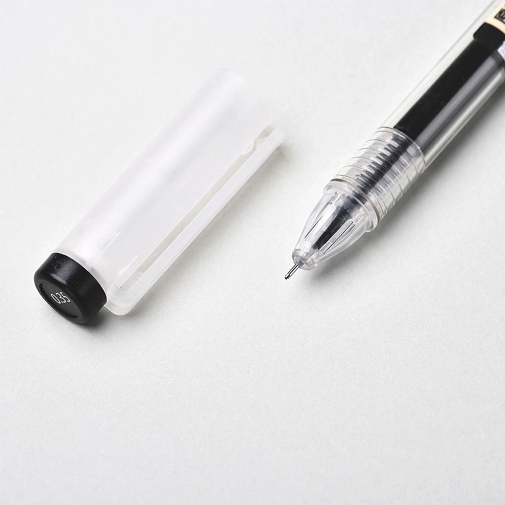 Gel Pen 0.35mm Pen Lead Black Blue Red Ink Writing Pens Gel Ink Pens Comfort Grip for Office Business School Student Signature Exam Stationery Suppli