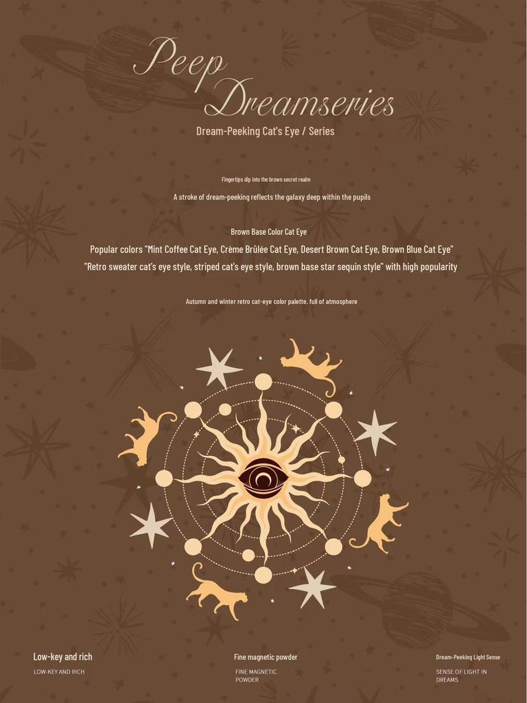 Seekaa Sika Secret Garden Aurora Cat Eye Magnetic Nail Powder Beads