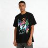 Watercolor Mother And Baby Horse Riding Print Casual Top Pure cotton T-shirt