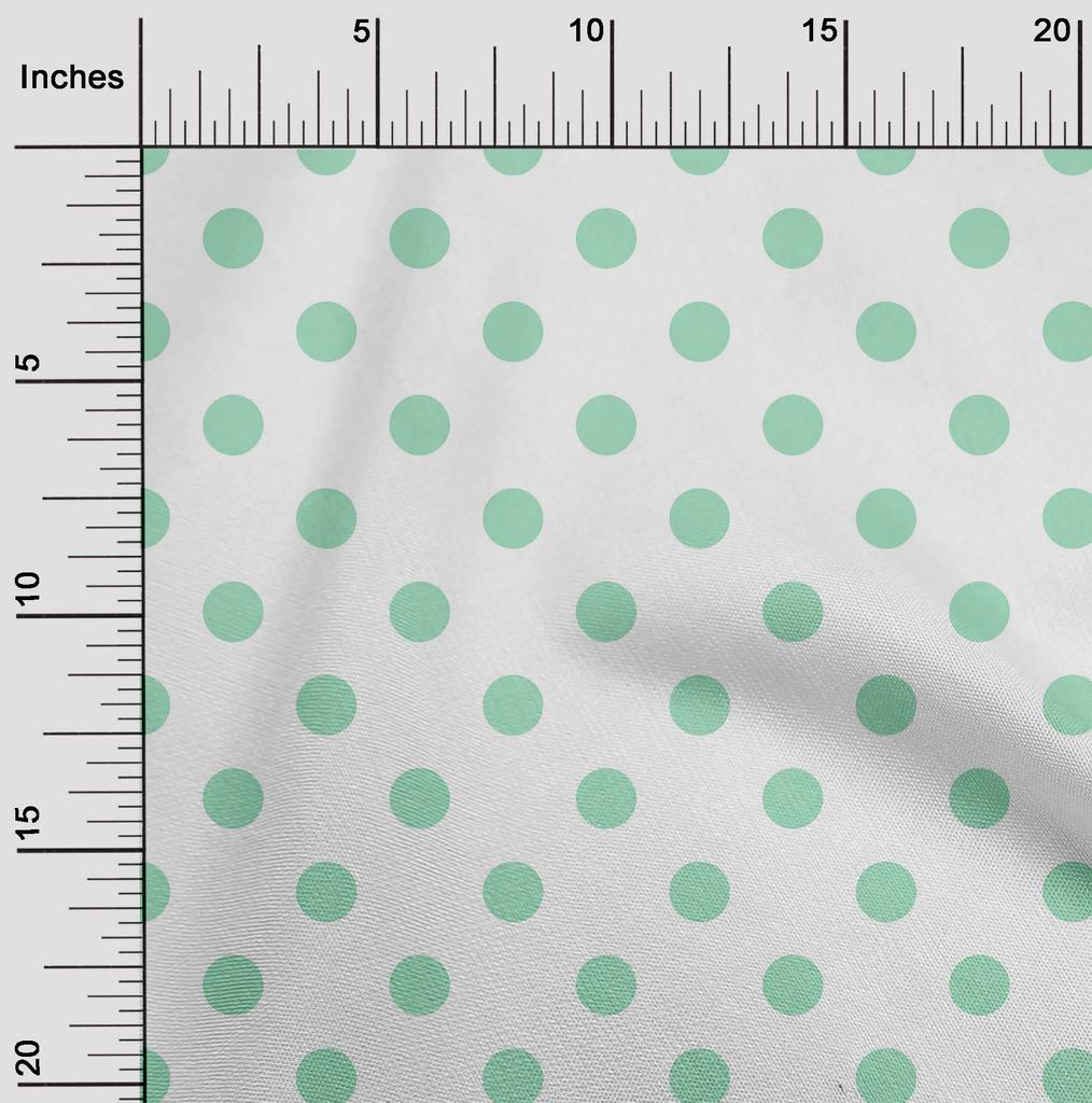oneOone Cotton Flex Chocolate Brown Fabric Polka Dots Dots Sewing Fabric By The Yard Printed Diy Clothing Sewing Supplies 40 Inch