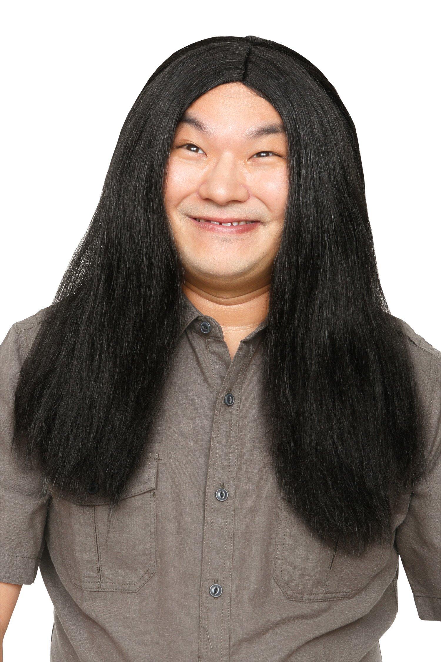 

Katsuland Black Long Hair Wig Costume Accessory Unisex