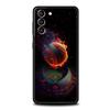 Soft TPU Phone Case For Samsung Galaxy S25 S24 S23 S22 S21 Ultra S20 FE 5G S10 S10E Plus Baseball Black Cover