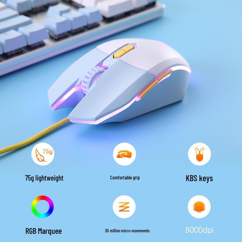 Dareu EM910 Mumarman Lightweight RGB Gaming Mouse