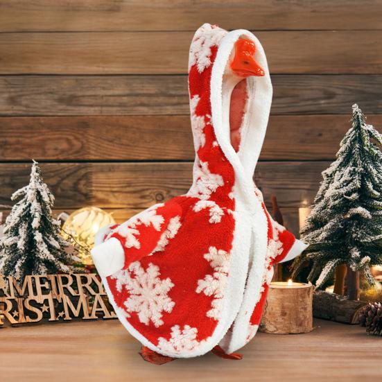 Christmas Porch Goose Outfit for 23-Inch Geese Festive Goose Clothing Breathable Seasonal Goose Apparel for Lawn Decor
