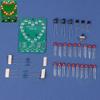 Diy Heart-Shaped Led Flowing Lights Electronic Kit 18 Red Led Light Pcb Soldering Kit With Battery Box Dc3V Circuit Board Module