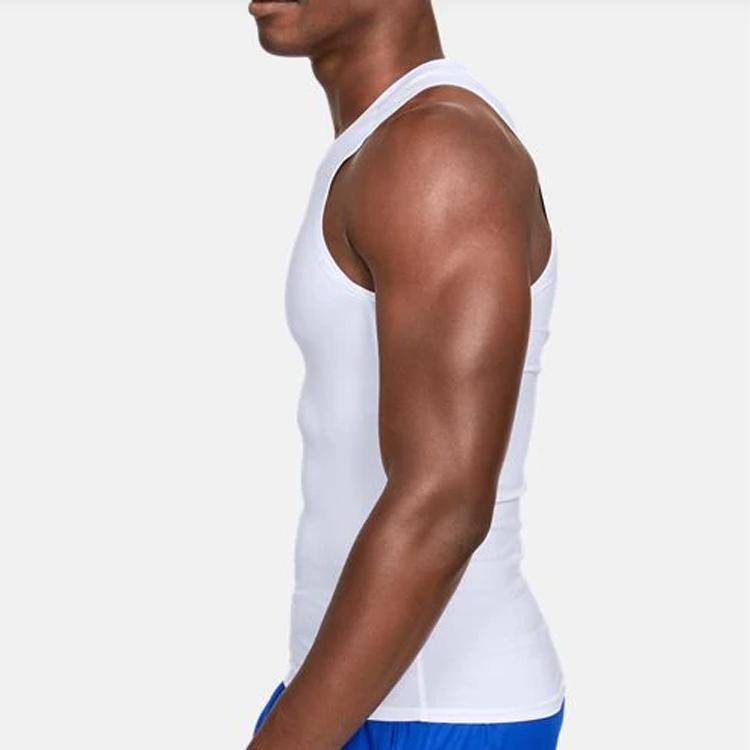 Under Armour HeatGear Outdoor Training Basketball Vest Men Tops White 1355672-100