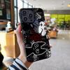 Cute Black Cat Phone Case For iPhone 17 Air 16 15 14 13 12 11 Pro Max Plus Mini SE 2020 2022 Soft Silicone Cover