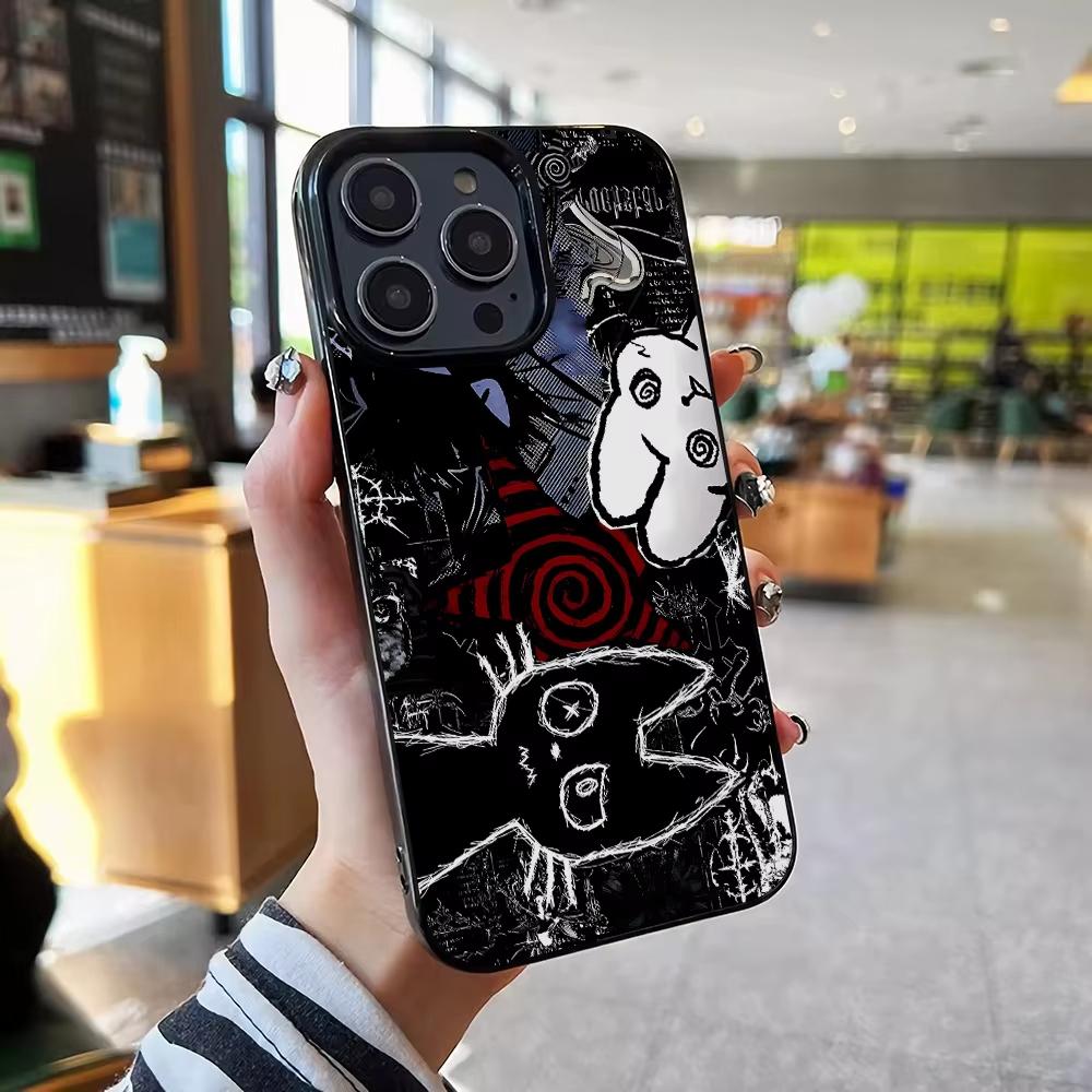 Cute Black Cat Phone Case For iPhone 17 Air 16 15 14 13 12 11 Pro Max Plus Mini SE 2020 2022 Soft Silicone Cover
