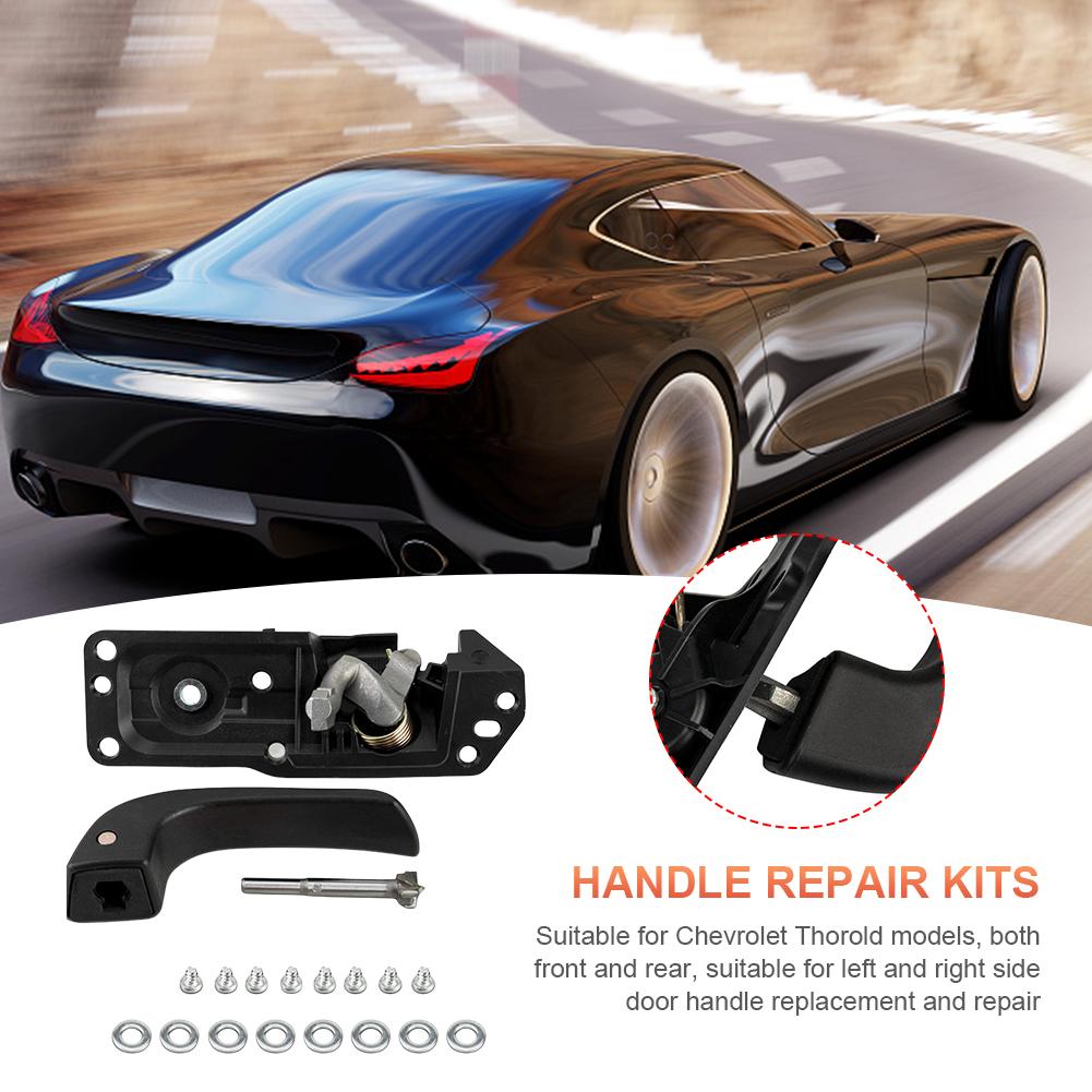 Door Handle Replacement Kit Interior Inside Door Handle Restoration Set 20833606 20833602 for Chevy Silverado 1500 2500 07-13