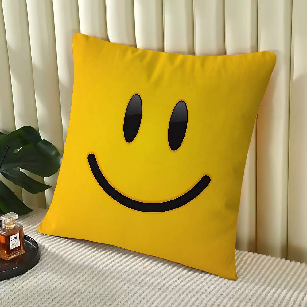 Emoji Personalized Pillow Dust Cover Bedroom Kids Party Decoration Pillowcase Birthday Children Gift