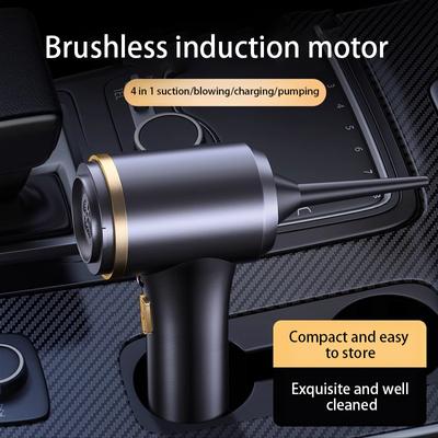 1 Set Wireless Car Vacuum Cleaner Lithium Ion Charging Type Mini Suction for Handheld Cars Portable Vacuum Cleaner