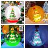 24 Inch Light Up PVC Inflatable Christmas Ball with Light Remote PVC Giant Inflatable Christmas Balls Christmas Decorations Ball