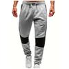 Spring And  New Men's Fashion Leisure Color Blocked Running Sports Pants Personalized Sports Pants