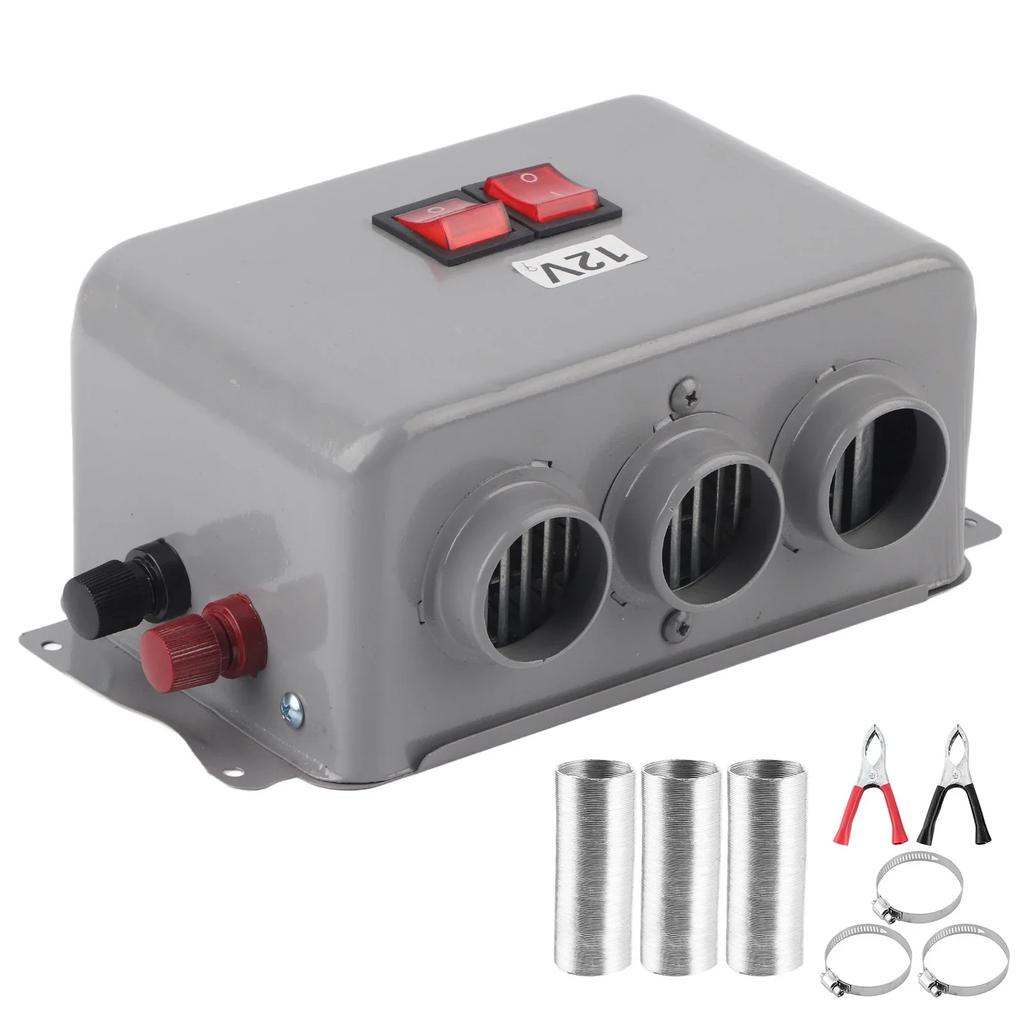 12V/24V Car Mounted Heater Dryer 800W High-power Rapid Heating Windshield Defogging Machine For Truck Vehicles Accessories