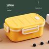 ZISIZ Microwave Portable Double-Layer Lunch Box