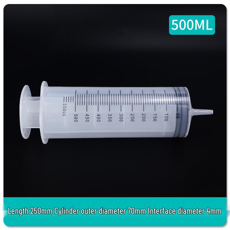 Large Capacity Plastic Syringe Barrel - 60, 100, 150, 250, 500ml for Infusion and Dispensing