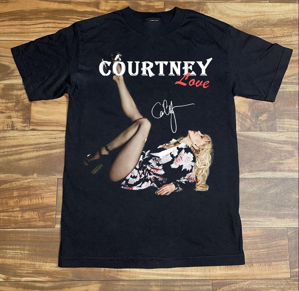 

Courtney Love Signature Gift Short Sleeve TShirt All Size BS019 Unisex T-Shirt XXXL