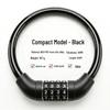 Five-Digit Combination Bicycle Lock: Portable Anti-Theft Steel Cable for Bikes and Electric Vehicles.