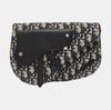 [Pre-Owned] Saddle Monogram Embroidered Leather Saddle Bag - Excellent #15AX3MA