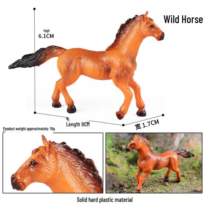 Mini Farm Animal Figurines: Chicken, Duck, Goose, Pig, Dog, Cat, Horse, Sheep