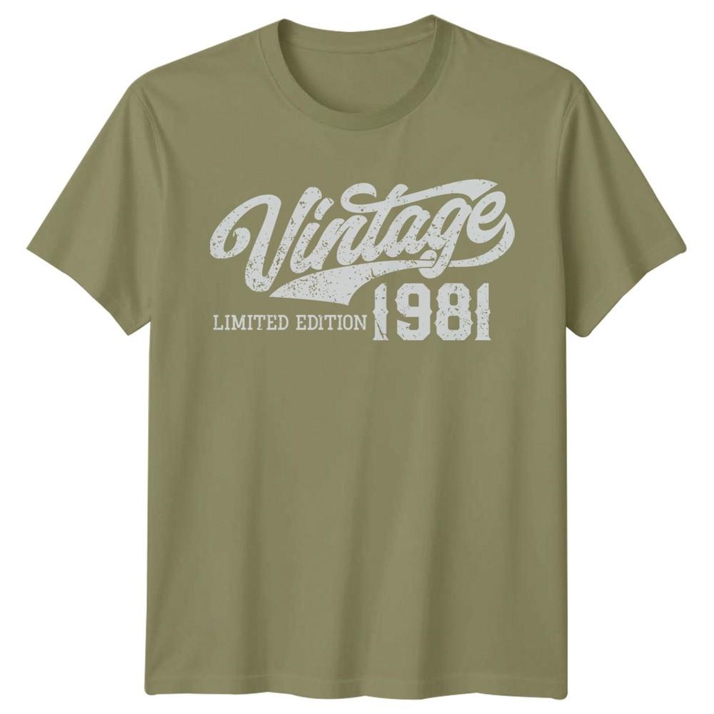 Vintage 1981 Limited Edition 45th Birthday Unisexs TShirt