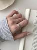 PANJBJ 925 Sterling Silver Zircon Ring Ring for Women Geometry Classic Minimalism Versatile Anniversary Jewelry Gift Dropship