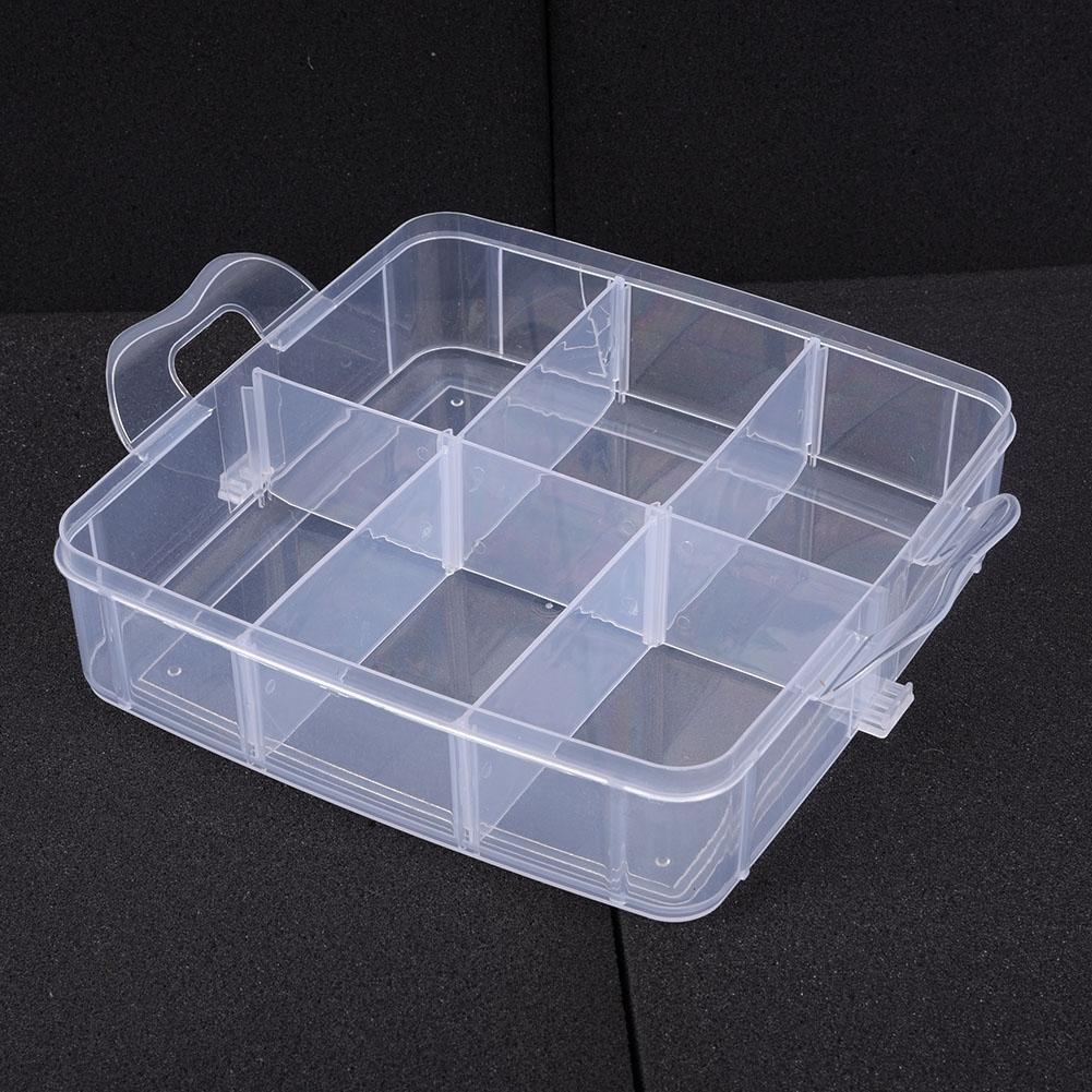 Scatola Contenitore Trasparente in Plastica per Perline da Gioielleria per Artigiani e Organizzatori