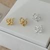 Alkaline Knot Love Earrings Female Senior Sense of Light Luxury Retro Earrings Niche Design Pure Temperament Earrings Personality Elegant Accessories