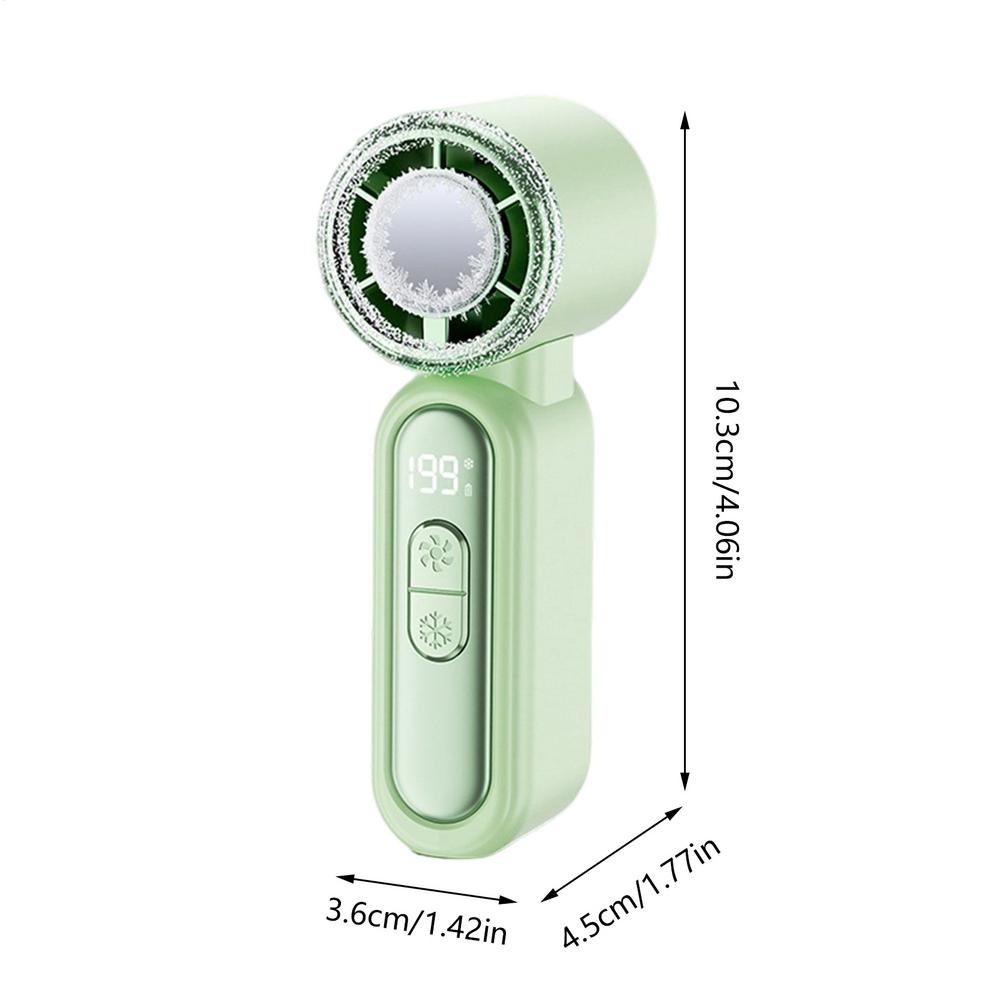 Handheld Fan With Cooling Plate/Mini Fan Electric Strong Wind Adjustable Appliance Electric Fan Handheld Air Blower Portable Fan