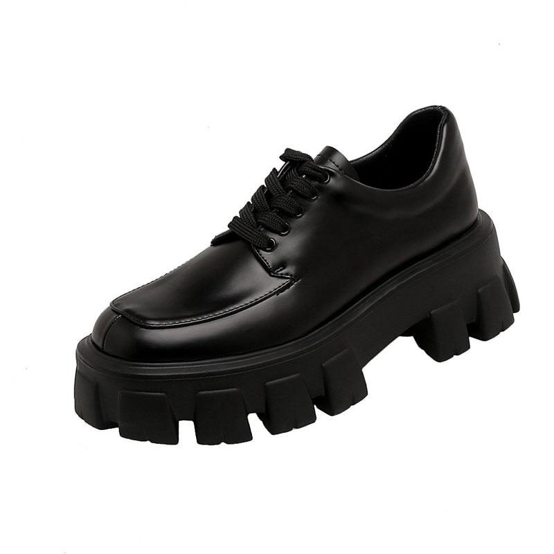 Мокасины на шнуровке Туфли на толстой подошве Модные дизайнерские туфли из искусственной кожи Повседневные туфли на плоской подошве 43 4489₽