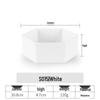 Imitation Porcelain Melamine Dipping and Snack Dish for Restaurants