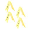 4PCS Cat Vomit Sign Water Resistant ABS 3D Printed Funny Cat Vomit Warning Sign Decoration for Cat Lovers