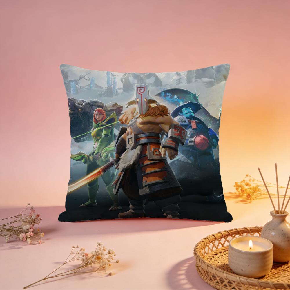 Stylish DDota 2222 Cushion Cover Comfortable Durable Pillow Cover MultiScene for Home Office Car Sofa