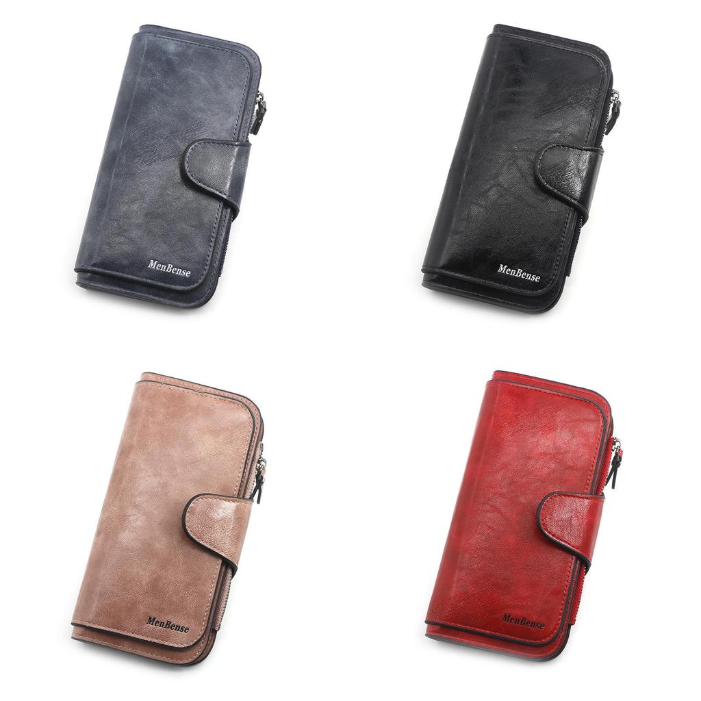 Fashion Woman Long Wallet Pu Leather With Multiple Compartments For Daily Use