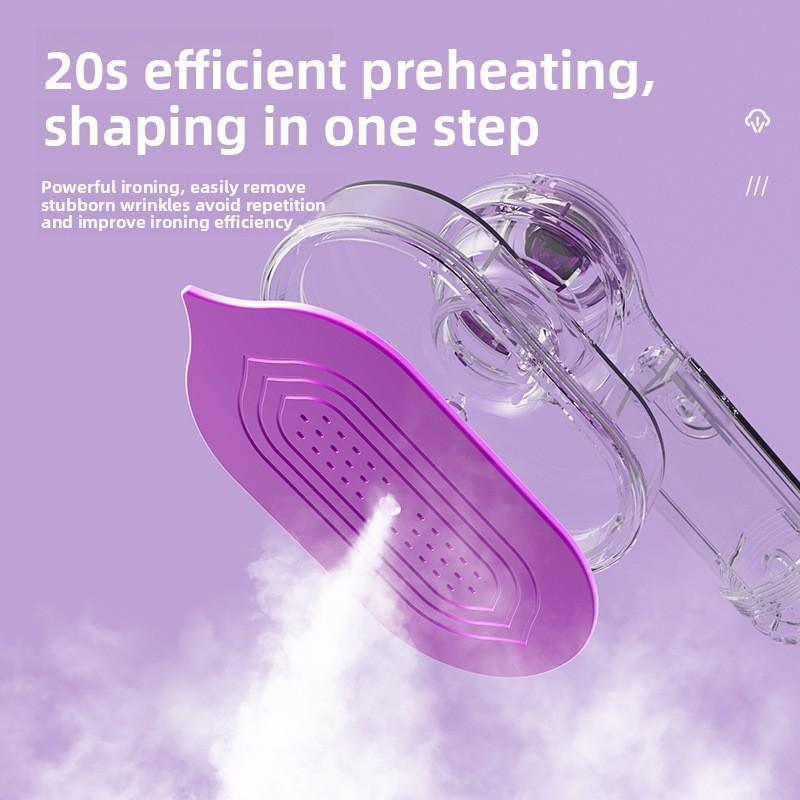 Portable Dry And Wet Handheld Steamer With Rotating Foldable Design For Home Use